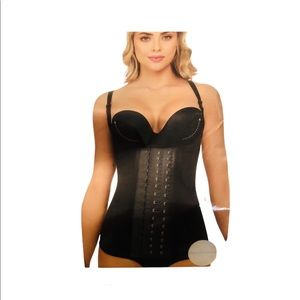 thermal shaping vest, 100% Colombian, front snaps